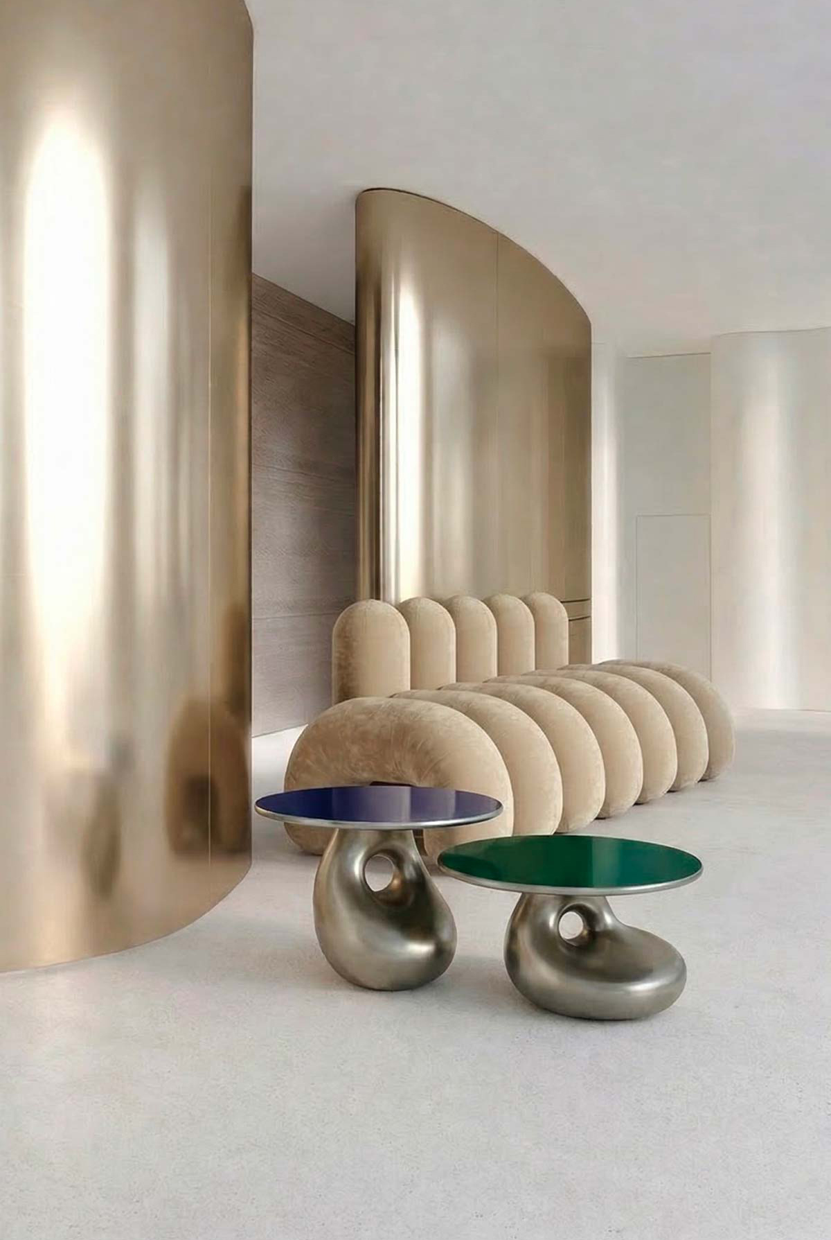 Tables Duo Ondes, design Diana Ghandour