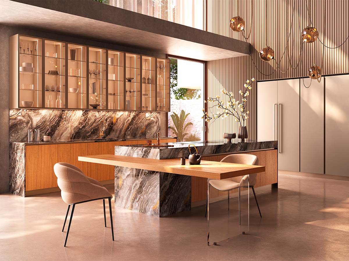 Volare by Aran Cucine, design Ulisse Narcisi
