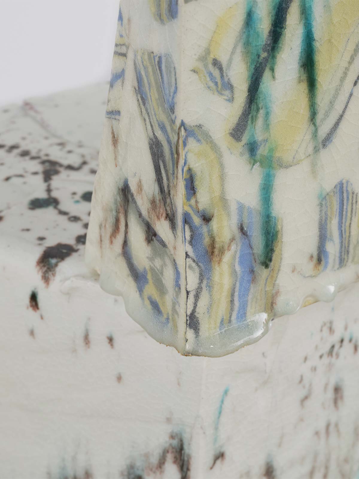 Love seat, left detail, design Nicole Cherubini - Photo © Timothy Doyon, courtesy of Friedman Benda and Nicole Cherubini