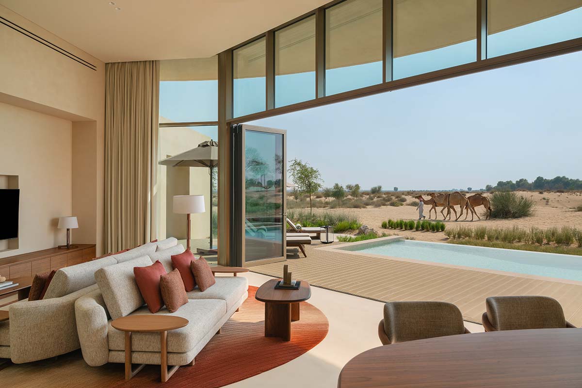 The desert pool villas, Bab Al Shams, Dubai UAE