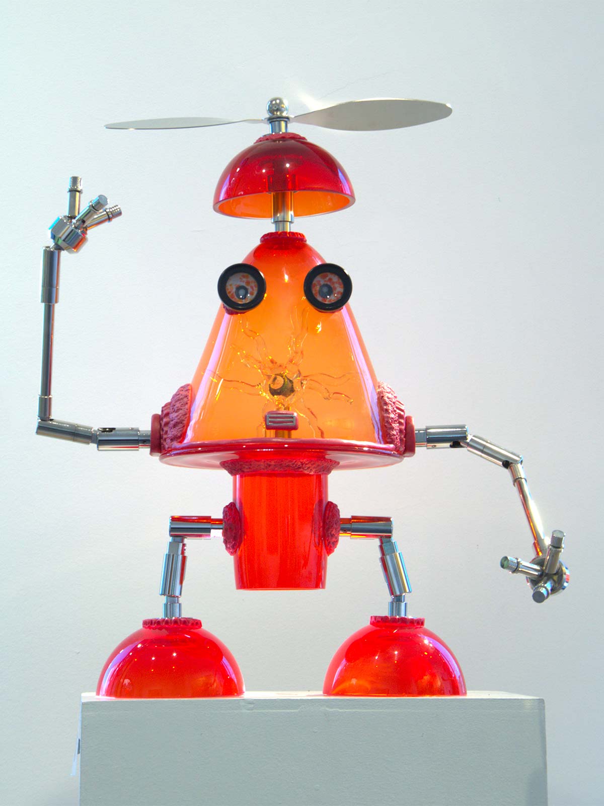 Retro-Futuristic Robot Big Bang by Alessandro Trambaioli